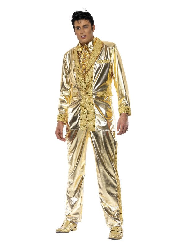 Elvis Costume, Gold - Adult Weekender