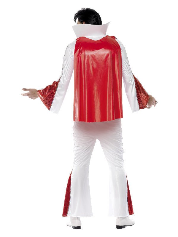 Elvis Costume, White &amp; Red - Adult Weekender