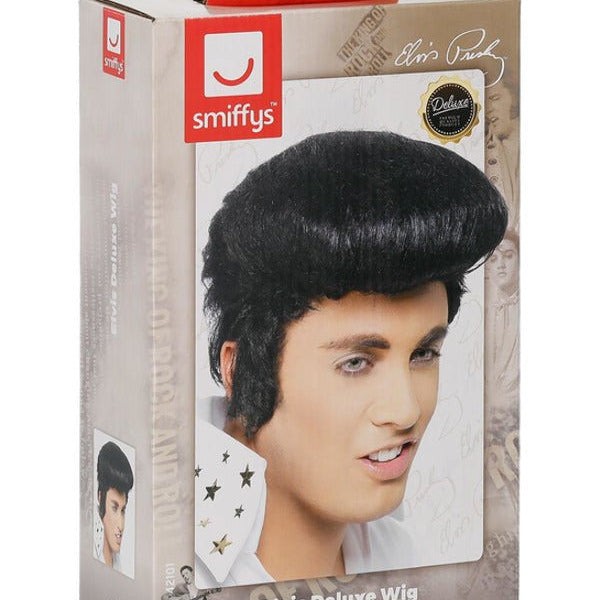 Elvis Deluxe Wig, Black - Adult Weekender