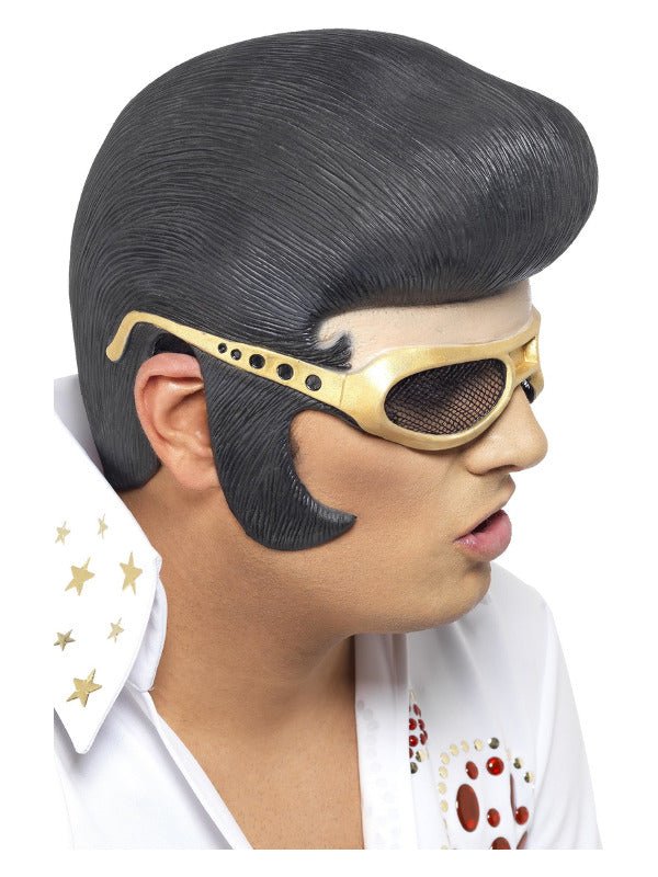 Elvis Headpiece, Black - Adult Weekender