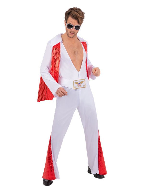 Elvis White Jumpsuit - Adult Weekender