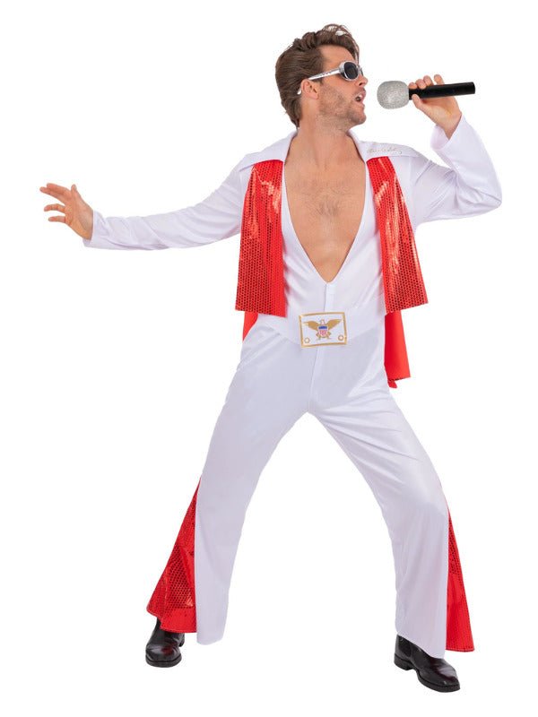 Elvis White Jumpsuit - Adult Weekender