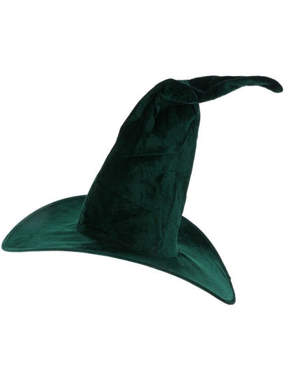Emerald Green Velour Witch Hat - Adult Weekender