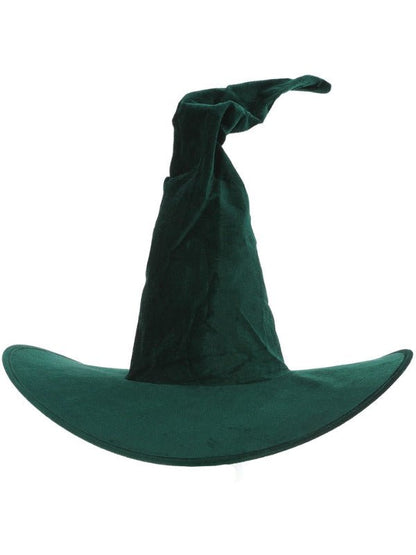 Emerald Green Velour Witch Hat - Adult Weekender