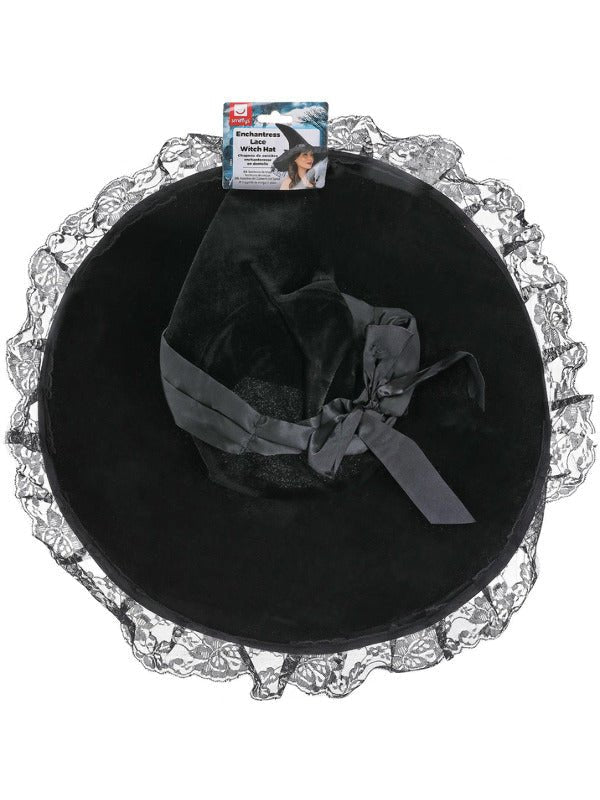 Enchantress Lace Witch Hat - Adult Weekender