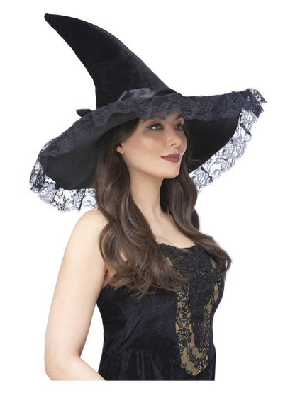 Enchantress Lace Witch Hat - Adult Weekender
