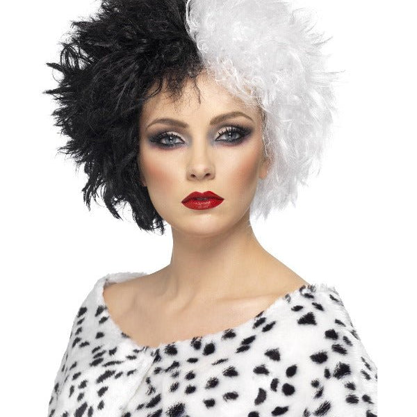 Evil Madame Wig, Black & White - Adult Weekender