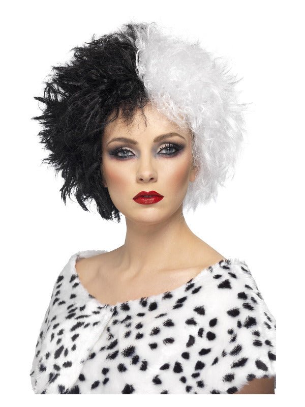 Evil Madame Wig, Black &amp; White - Adult Weekender