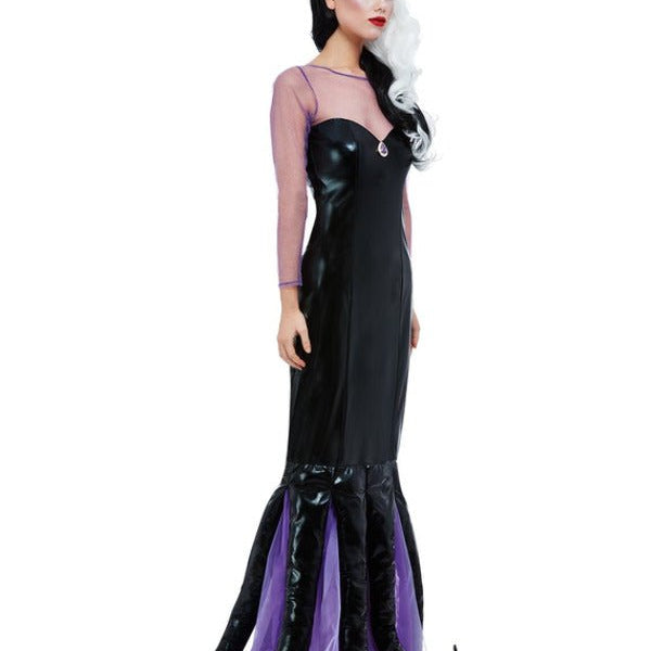 Evil Sea Witch Costume, Black - Adult Weekender