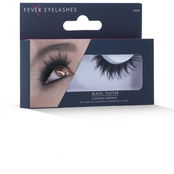 Eyelashes, Black, Flutter - Adult Weekender