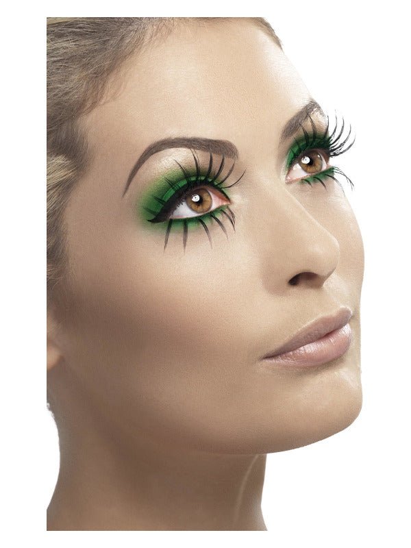 Eyelashes, Top and Bottom Set, Long, Black - Adult Weekender