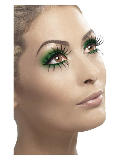 Eyelashes, Top and Bottom Set, Long, Black - Adult Weekender