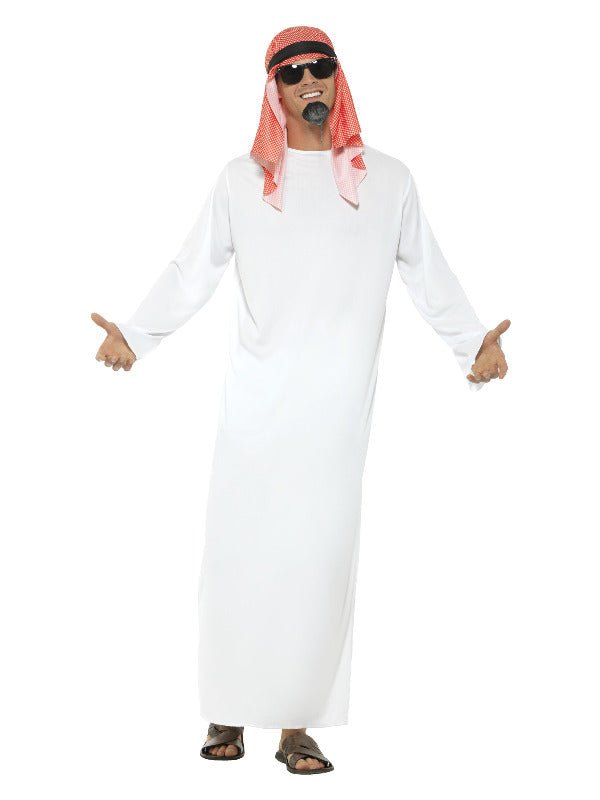 Fake Sheikh Costume, White - Adult Weekender