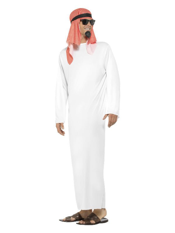 Fake Sheikh Costume, White - Adult Weekender