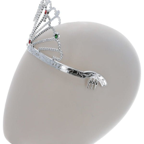 Fan Design Tiara, Silver - Adult Weekender