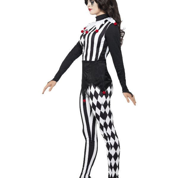 Female Jester Costume, Black - Adult Weekender