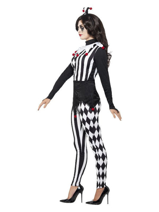 Female Jester Costume, Black - Adult Weekender