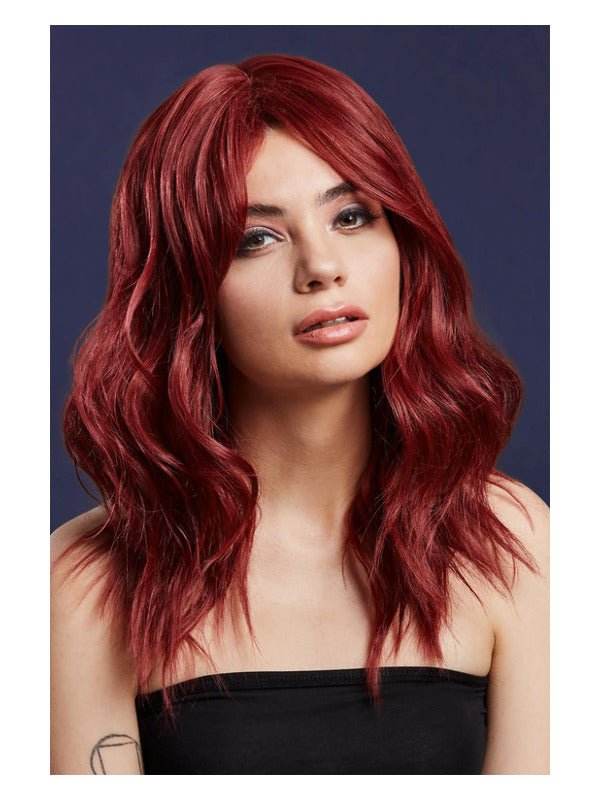 Fever Ashley Wig, Two Toned Blend, Ruby Red - Adult Weekender