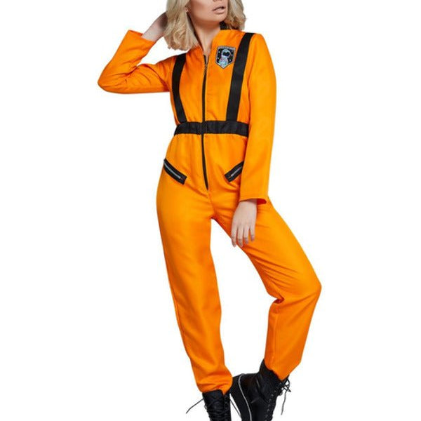 Fever Astronaut Costume, Orange - Adult Weekender