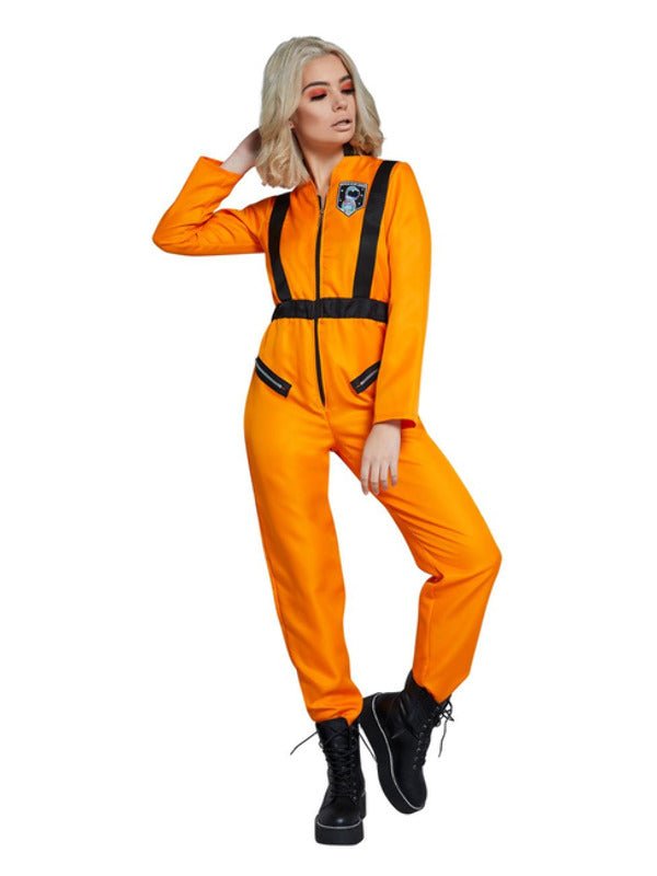 Fever Astronaut Costume, Orange - Adult Weekender