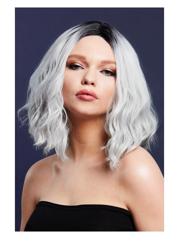 Fever Cara Wig, Two Toned Blend, Ice Silver - Adult Weekender