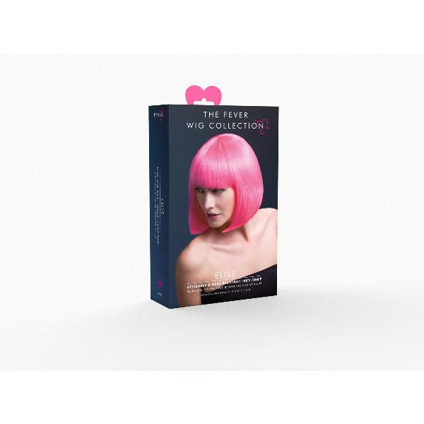 Fever Elise Wig, Neon Pink - Adult Weekender
