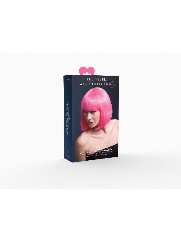 Fever Elise Wig, Neon Pink - Adult Weekender