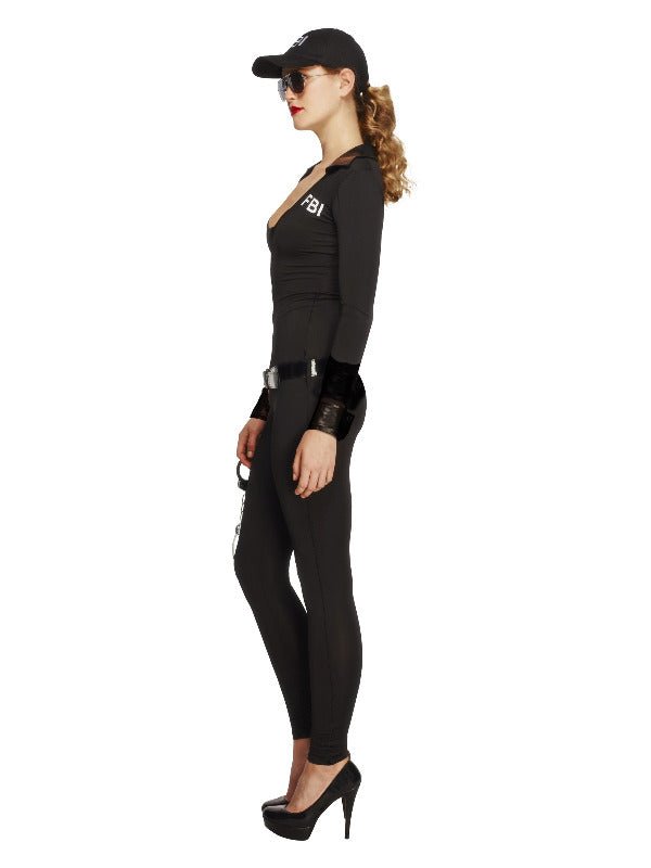 Fever FBI Flirt Costume, Black - Adult Weekender