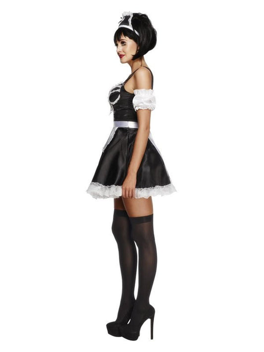 Fever Flirty French Maid Costume, Black - Adult Weekender