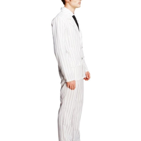 Fever Gangster Costume, White - Adult Weekender