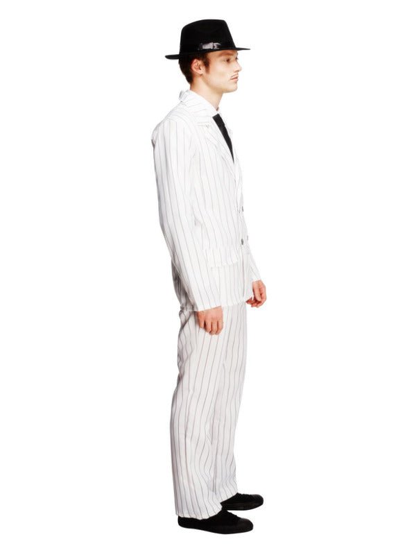 Fever Gangster Costume, White - Adult Weekender