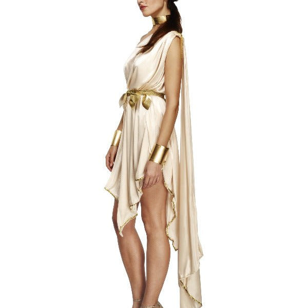Fever Goddess Costume, Cream - Adult Weekender