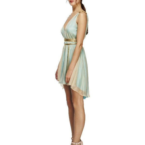 Fever Grecian Queen Costume, Blue - Adult Weekender