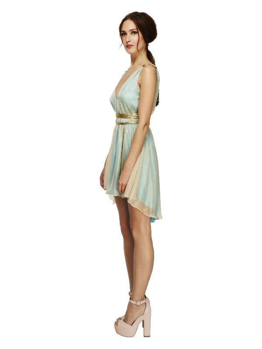 Fever Grecian Queen Costume, Blue - Adult Weekender