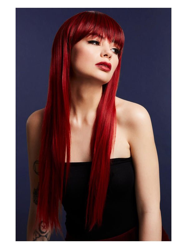 Fever Jessica Wig, True Blend, Ruby Red - Adult Weekender