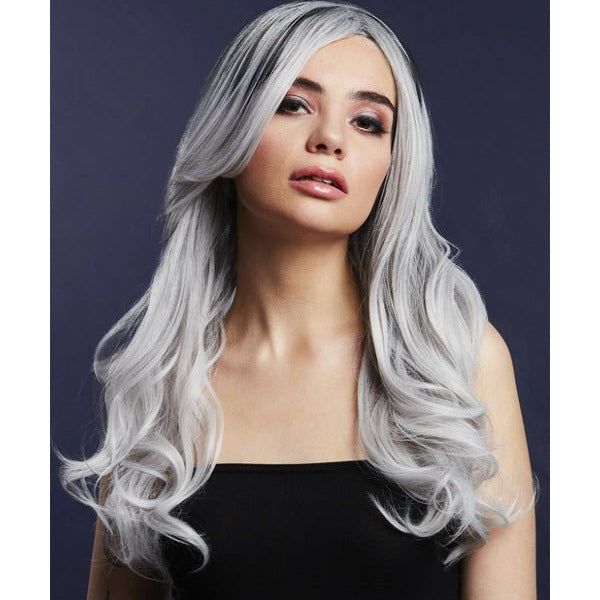 Fever Khloe Wig, True Blend, Ice Silver - Adult Weekender