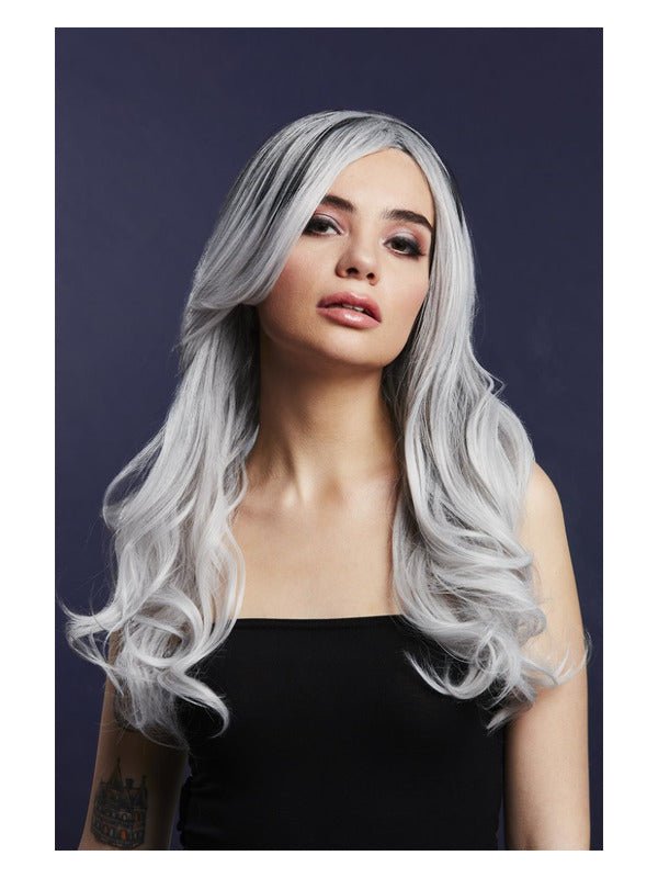 Fever Khloe Wig, True Blend, Ice Silver - Adult Weekender