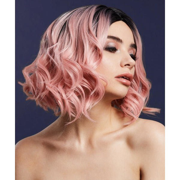 Fever Kourtney Wig, Two Toned Blend, Baby Pink - Adult Weekender