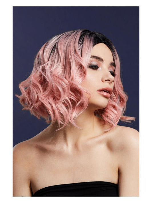 Fever Kourtney Wig, Two Toned Blend, Baby Pink - Adult Weekender
