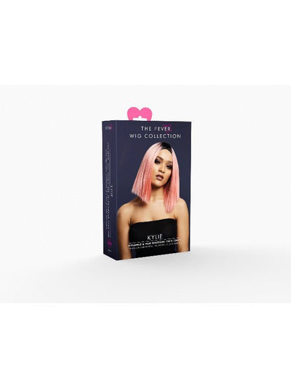 Fever Kylie Wig, Two Toned Blend, Coral Pink - Adult Weekender