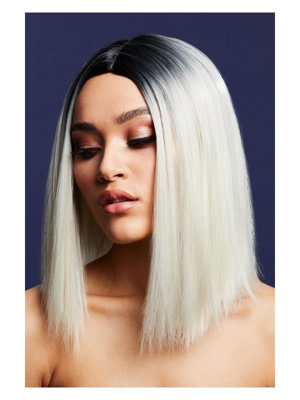Fever Kylie Wig, Two Toned Blend, Ice Blonde - Adult Weekender