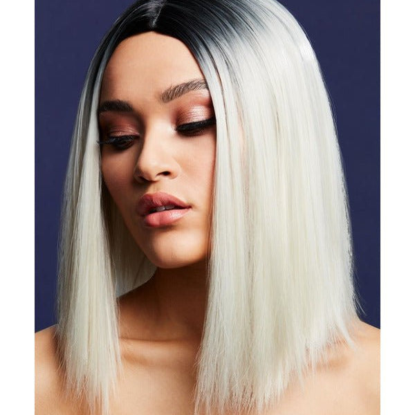 Fever Kylie Wig, Two Toned Blend, Ice Blonde - Adult Weekender