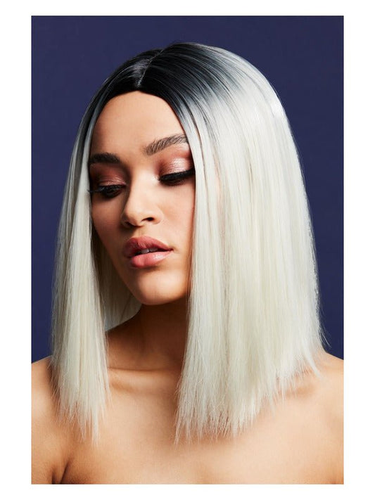 Fever Kylie Wig, Two Toned Blend, Ice Blonde - Adult Weekender