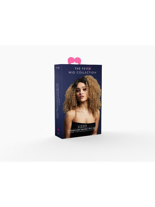 Fever Lizzo Wig, Caramel - Adult Weekender