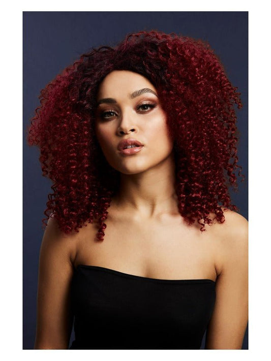 Fever Lizzo Wig, Plum - Adult Weekender