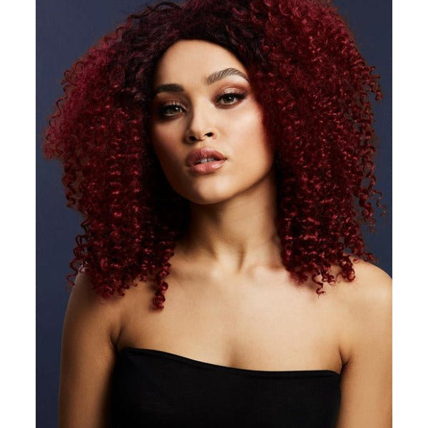 Fever Lizzo Wig, Plum - Adult Weekender