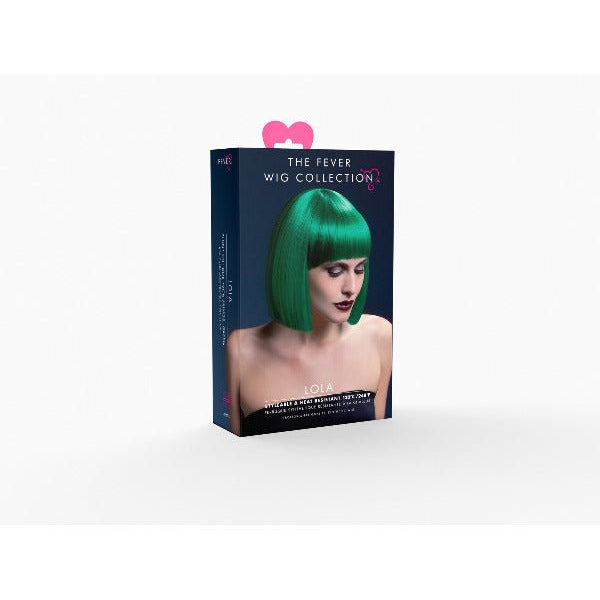 Fever Lola Wig, Green - Adult Weekender