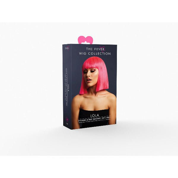 Fever Lola Wig, Neon Pink - Adult Weekender