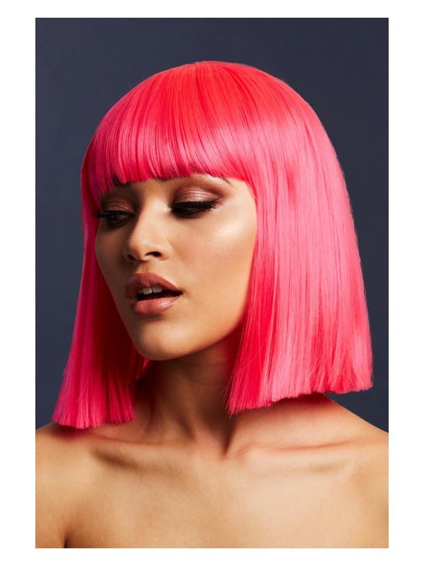 Fever Lola Wig, Neon Pink - Adult Weekender