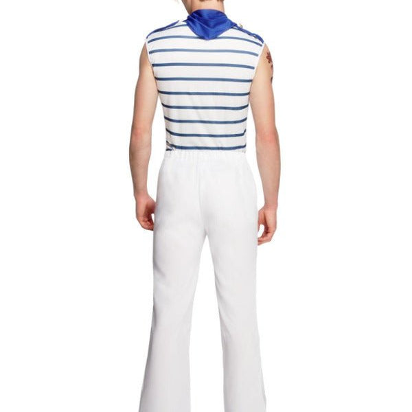 Fever Male French Sailor Costume, White - Adult Weekender